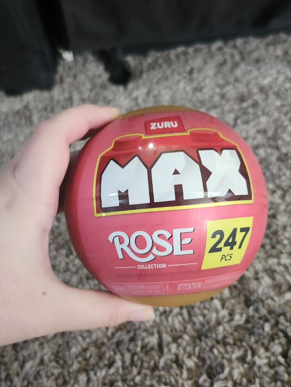 ZURU MAX Rose Surprise Ball - Pink Collector Building Set